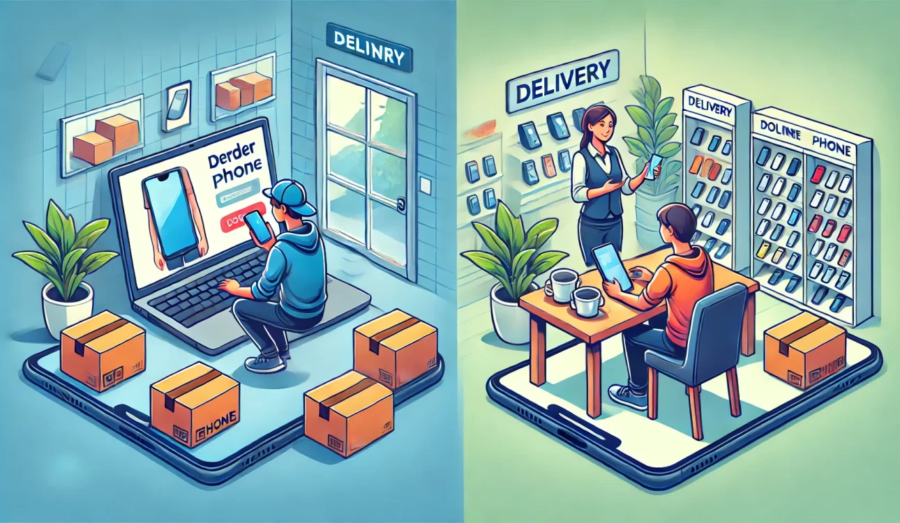 線上交易 VS 實體店面：二手手機購買的利與弊