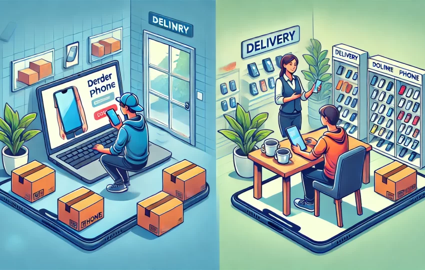 線上交易 VS 實體店面：二手手機購買的利與弊