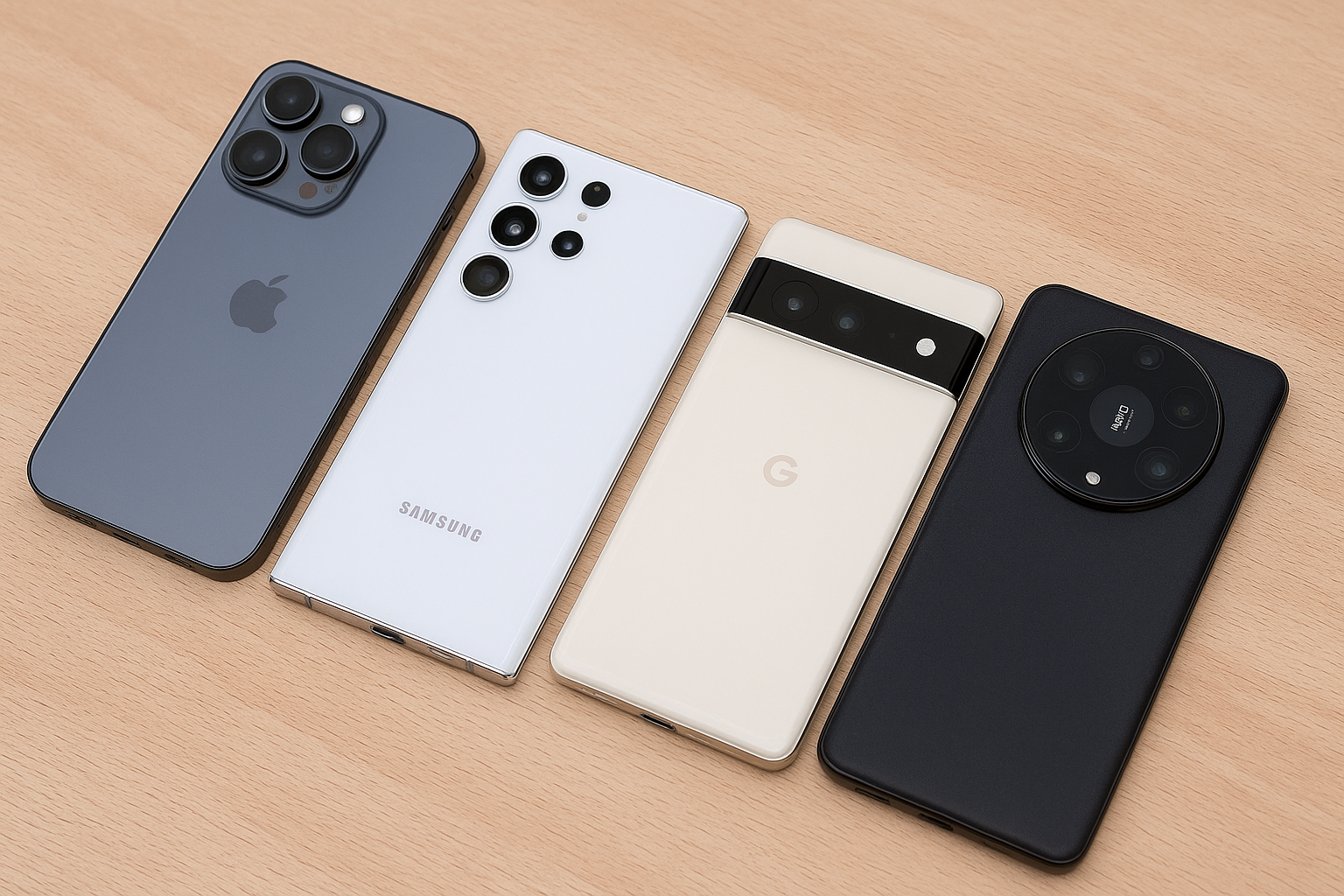 ４台拍照手機評比，究竟夜拍功能哪台手機最強？